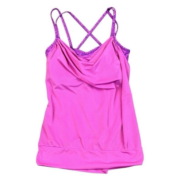 Lucy Feel The Beat Strappy Singlet Tank Top Medium - Picture 1 of 8